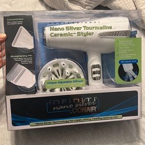 Infiniti nano silver by conair ceramic styler hair dryer